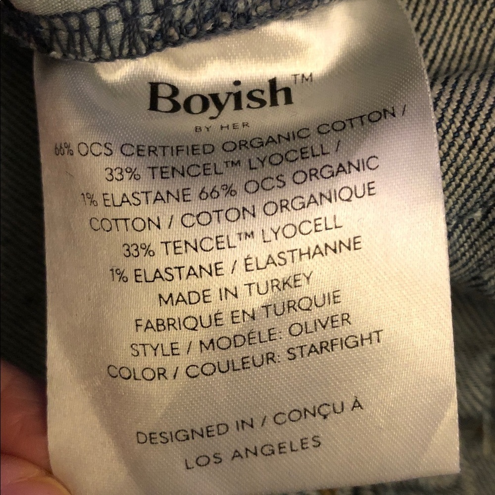 Boyish The Oliver HighRise Bootcut Jeans Sz 26 Women’s Stretch Medium Wash - Picture 8 of 8